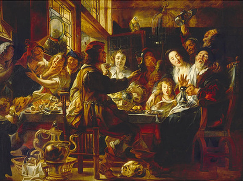 Comme chantent les vieux, les jeunes gazouillent - Jacob Jordaens