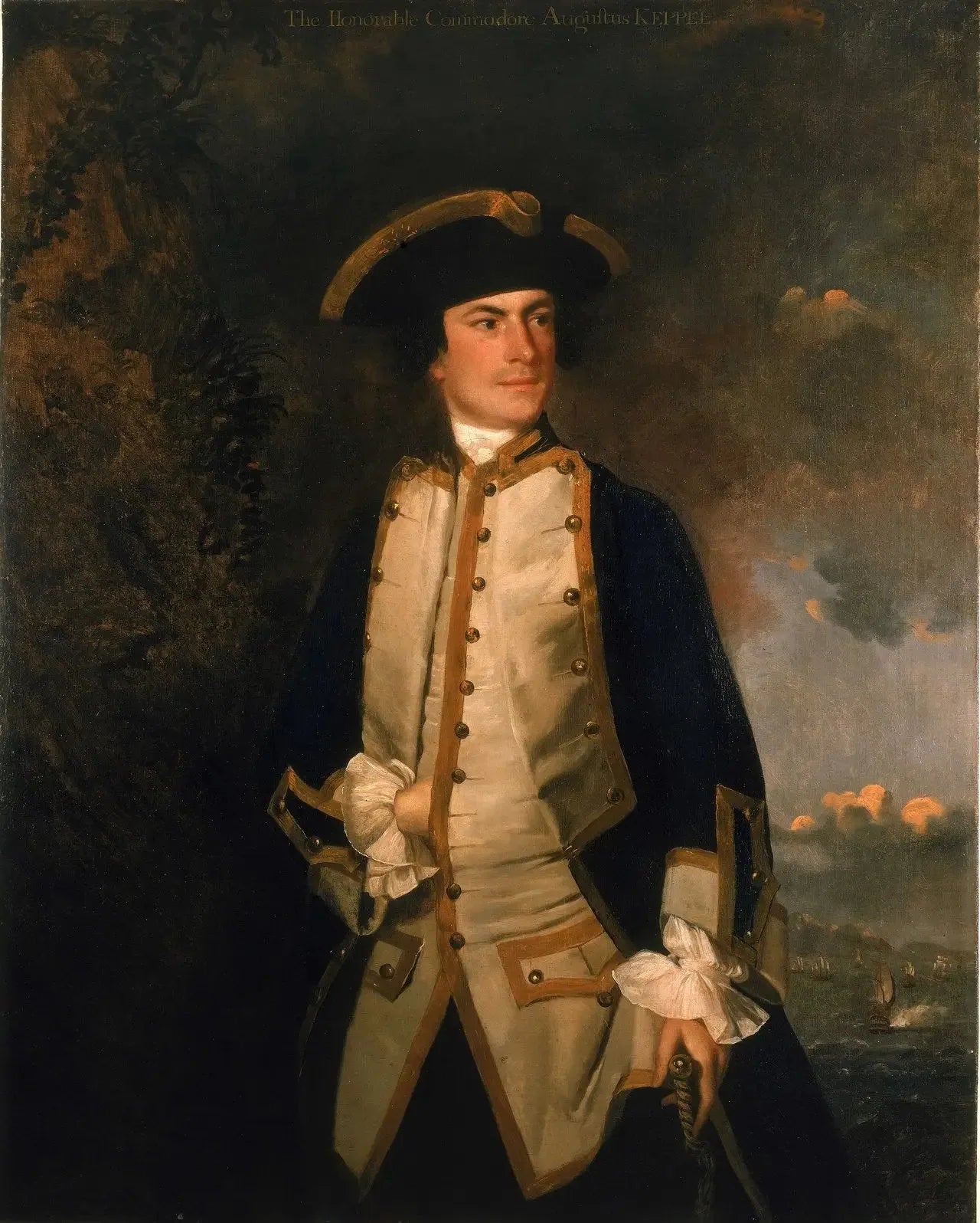 Commodore l'honorable Augustus Keppel - Joshua Reynolds image 1 reproduction réalisée par Alpha Reproduction