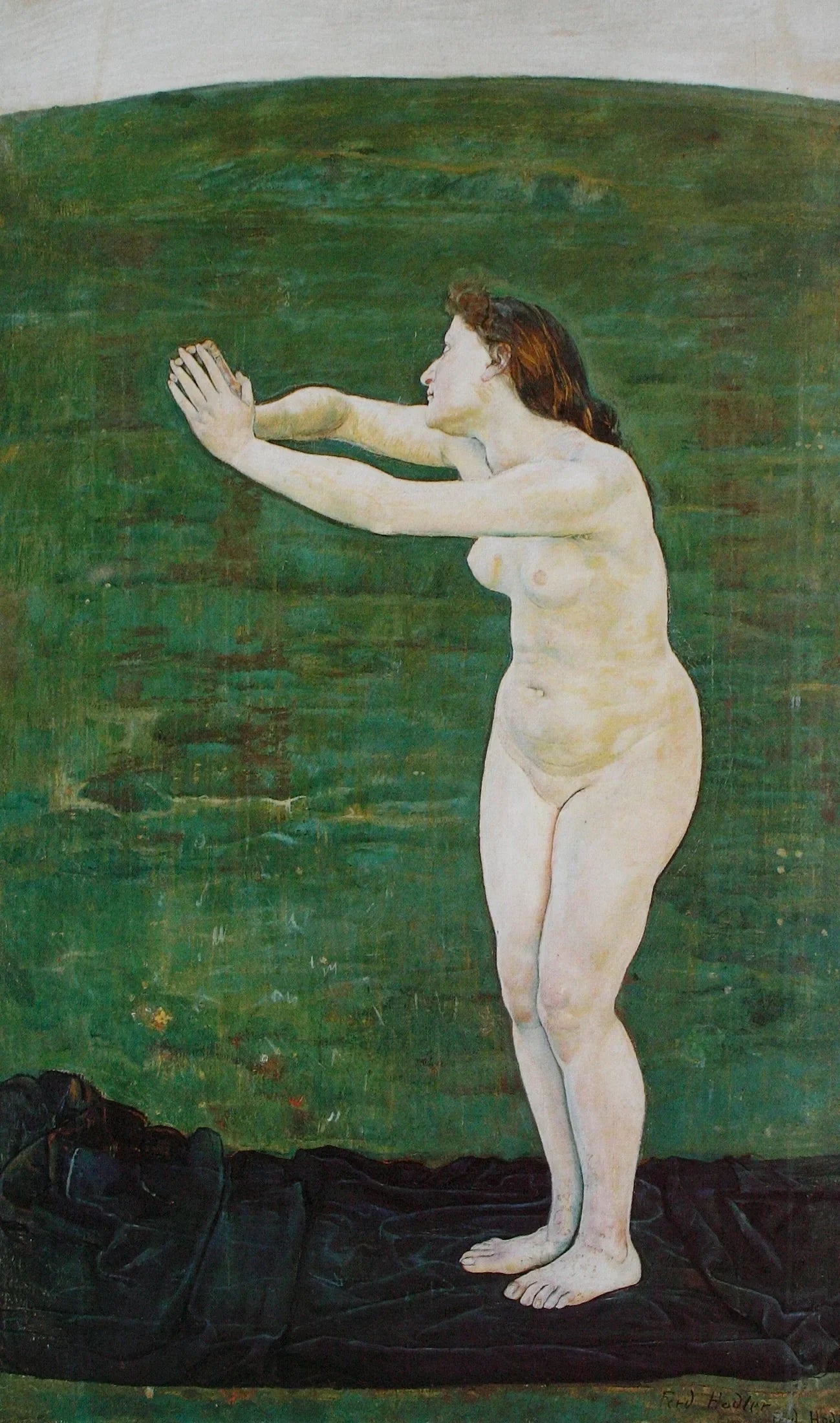 Communion avec l'infini - Ferdinand Hodler image 1 tableau peint à l’huile sur toile
