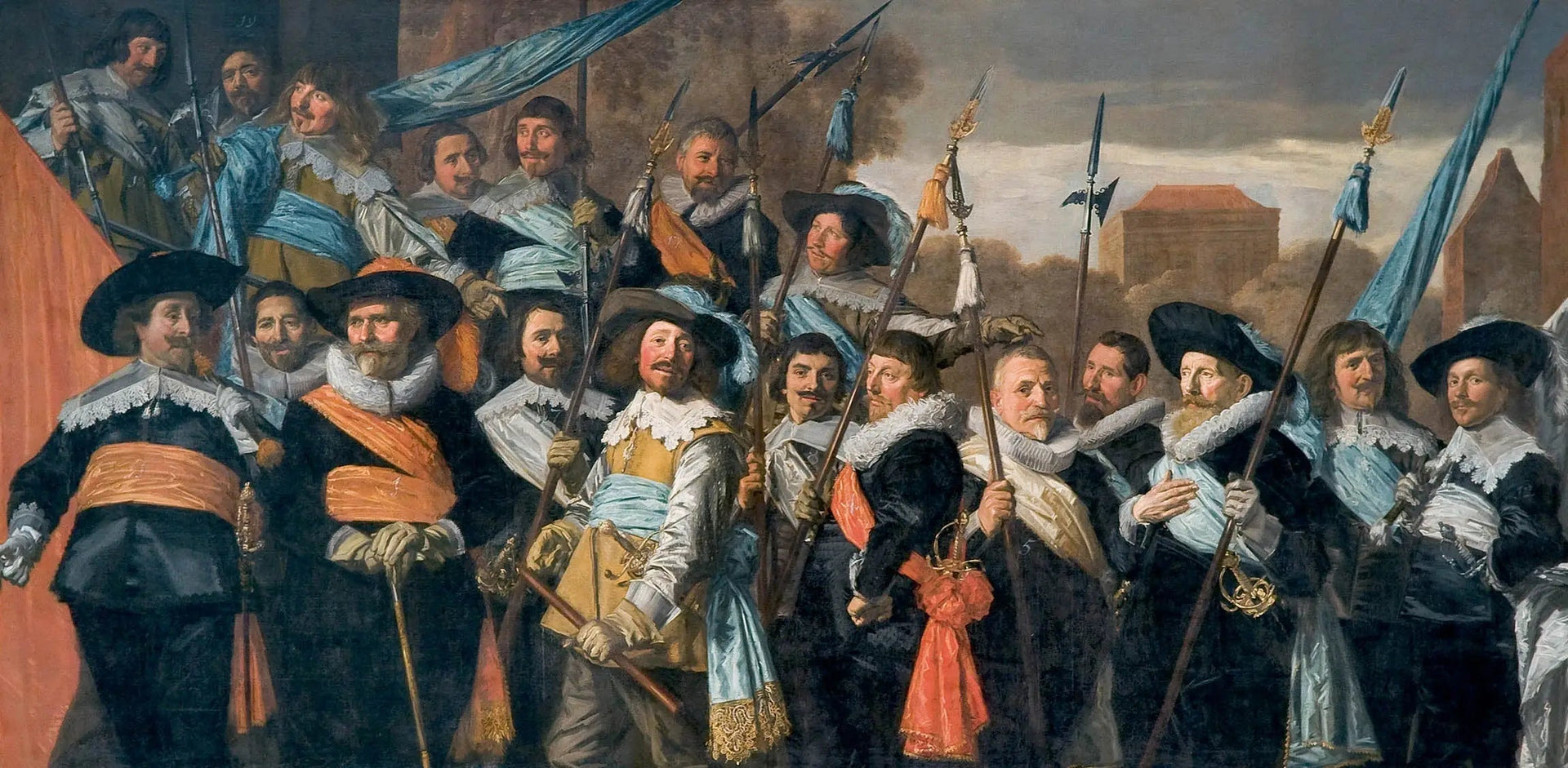 compagnie de la milice bourgeoise des mousquetaires de Haarlem 1639 - Frans Hals image 1 reproduction d’œuvre d’art à l’huile