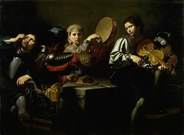 Compagnie musicale - Valentin de Boulogne image 1 reproduction réalisée par Alpha Reproduction