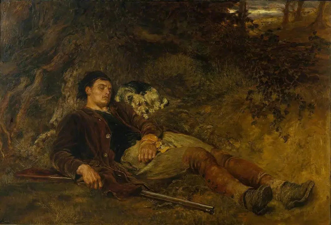 Compagnons dans l'infortune - Briton Rivière image 1 reproduction réalisée par Alpha Reproduction