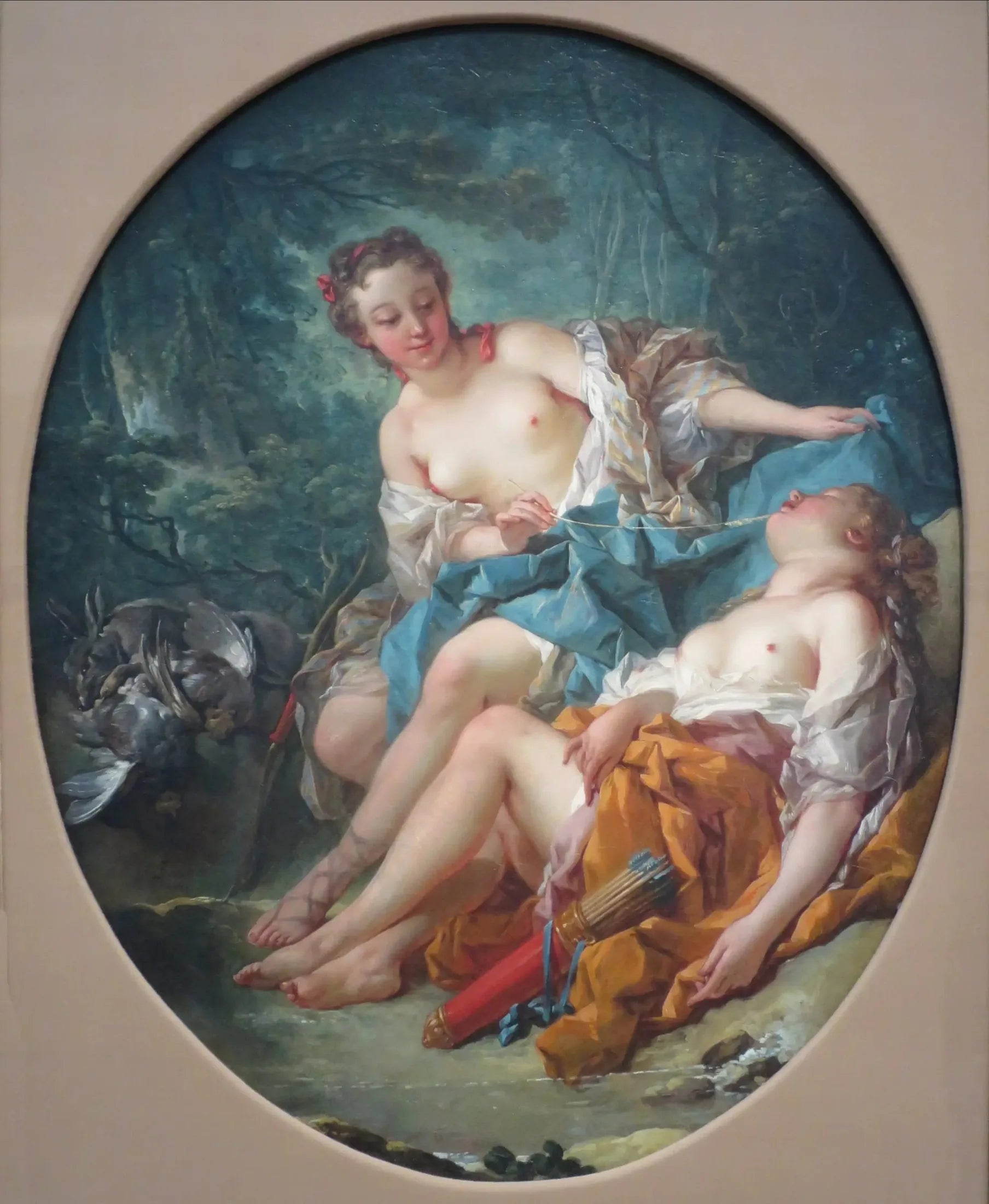 Compagnons de Diane - François Boucher image 1 copie de tableau peinte à la main
