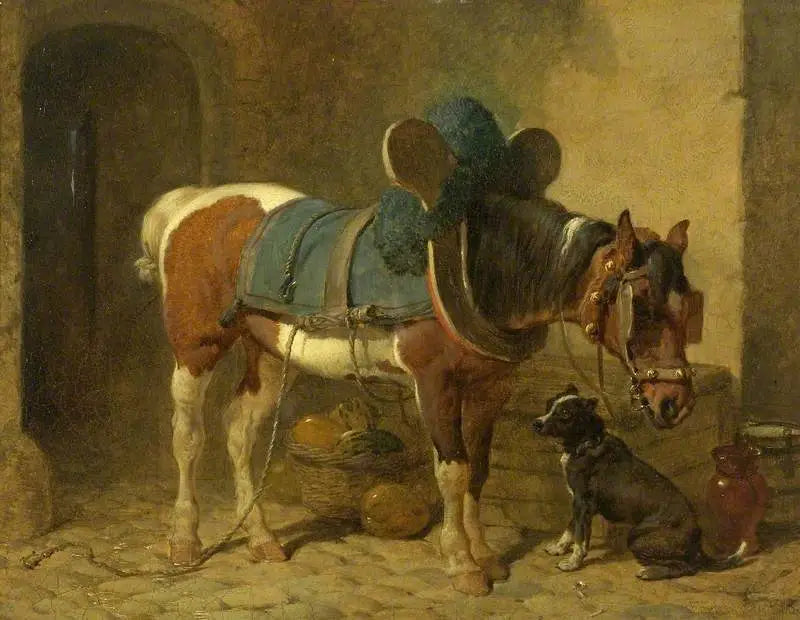 Compagnons stables - John Frederick Herring, Sr. image 1 tableau peint à l’huile sur toile