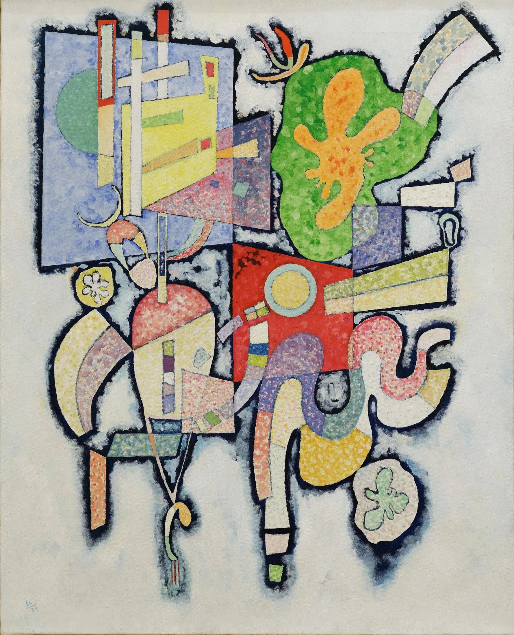 Complexité simple - Vassily Kandinsky image 1 reproduction de peinture à l’huile