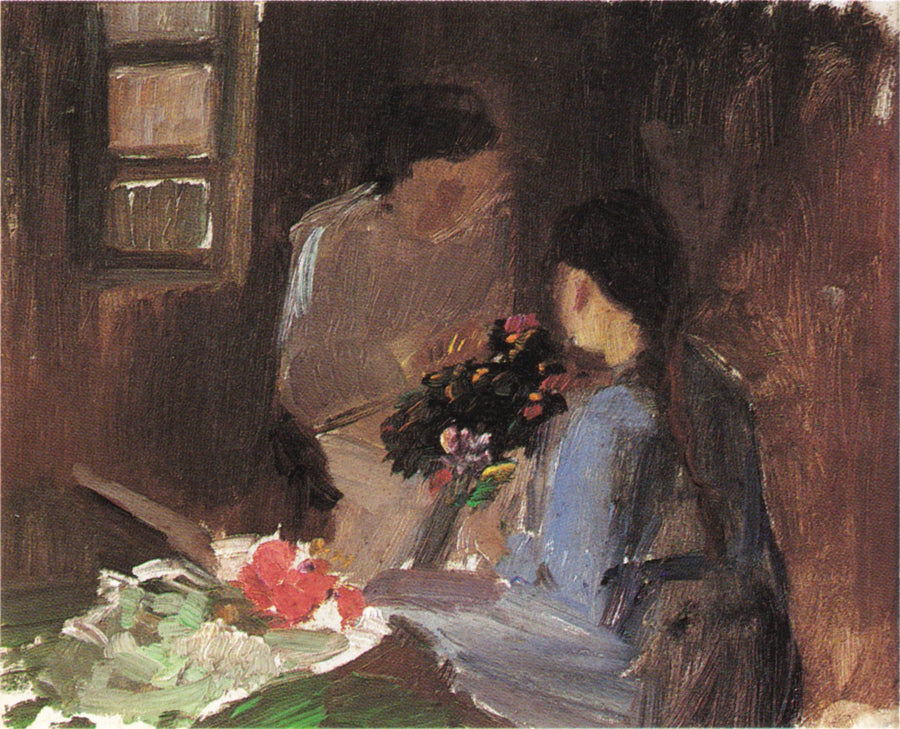 Composer des bouquets - Anna Ancher