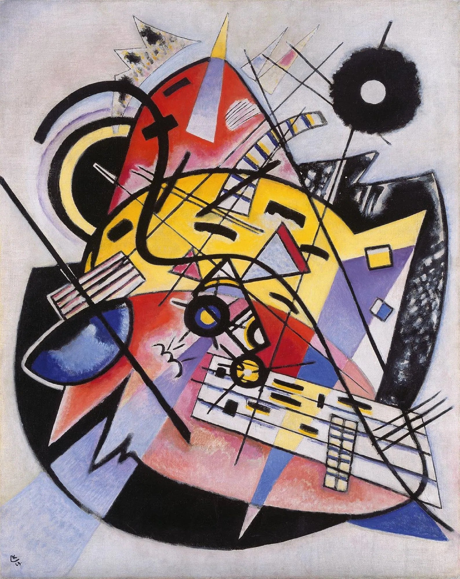 Composition 248 Point blanc - Vassily Kandinsky image 1 copie de tableau peinte à la main