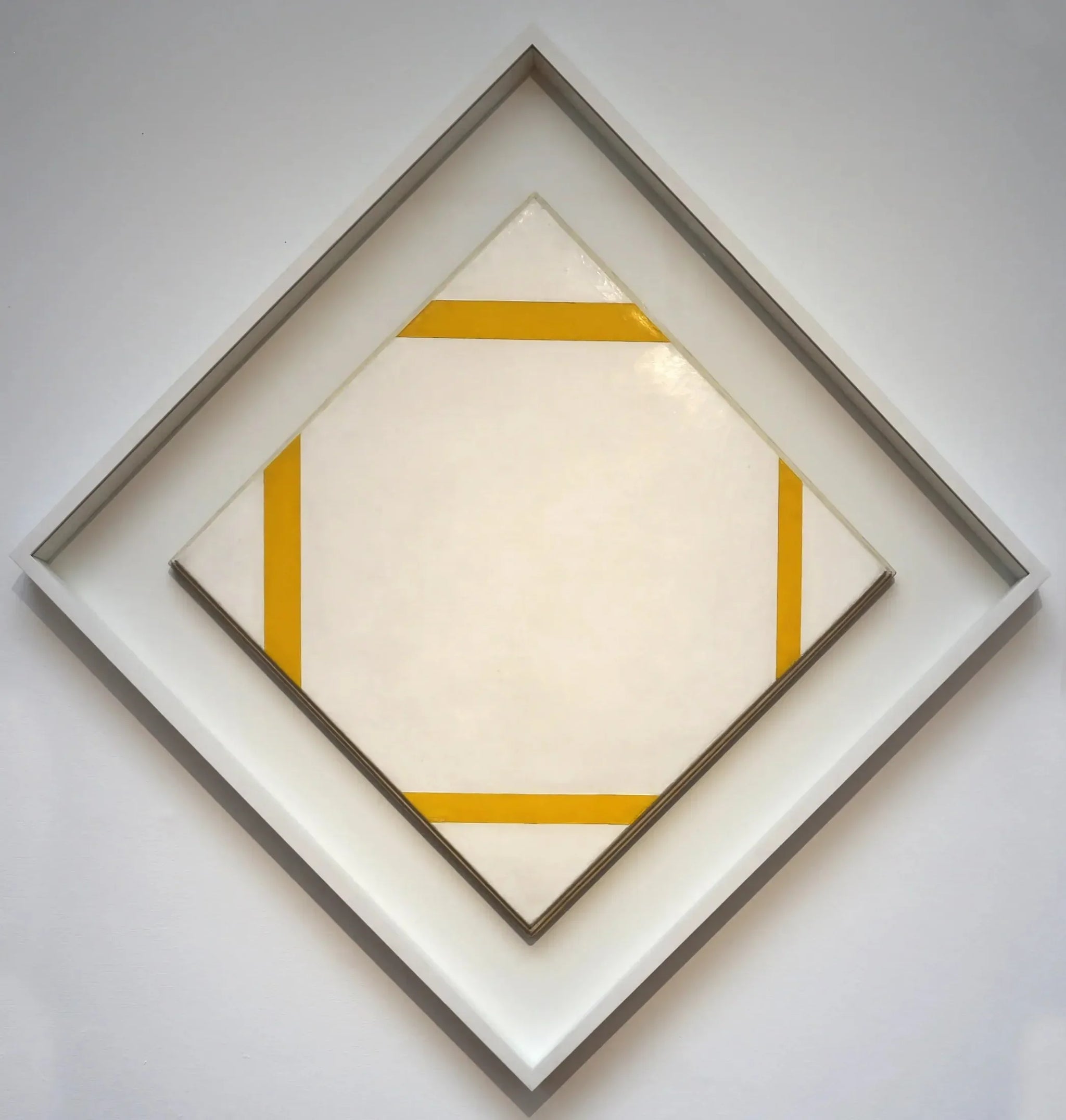 Composition avec des lignes jaunes - Piet Mondrian image 1 reproduction réalisée par Alpha Reproduction