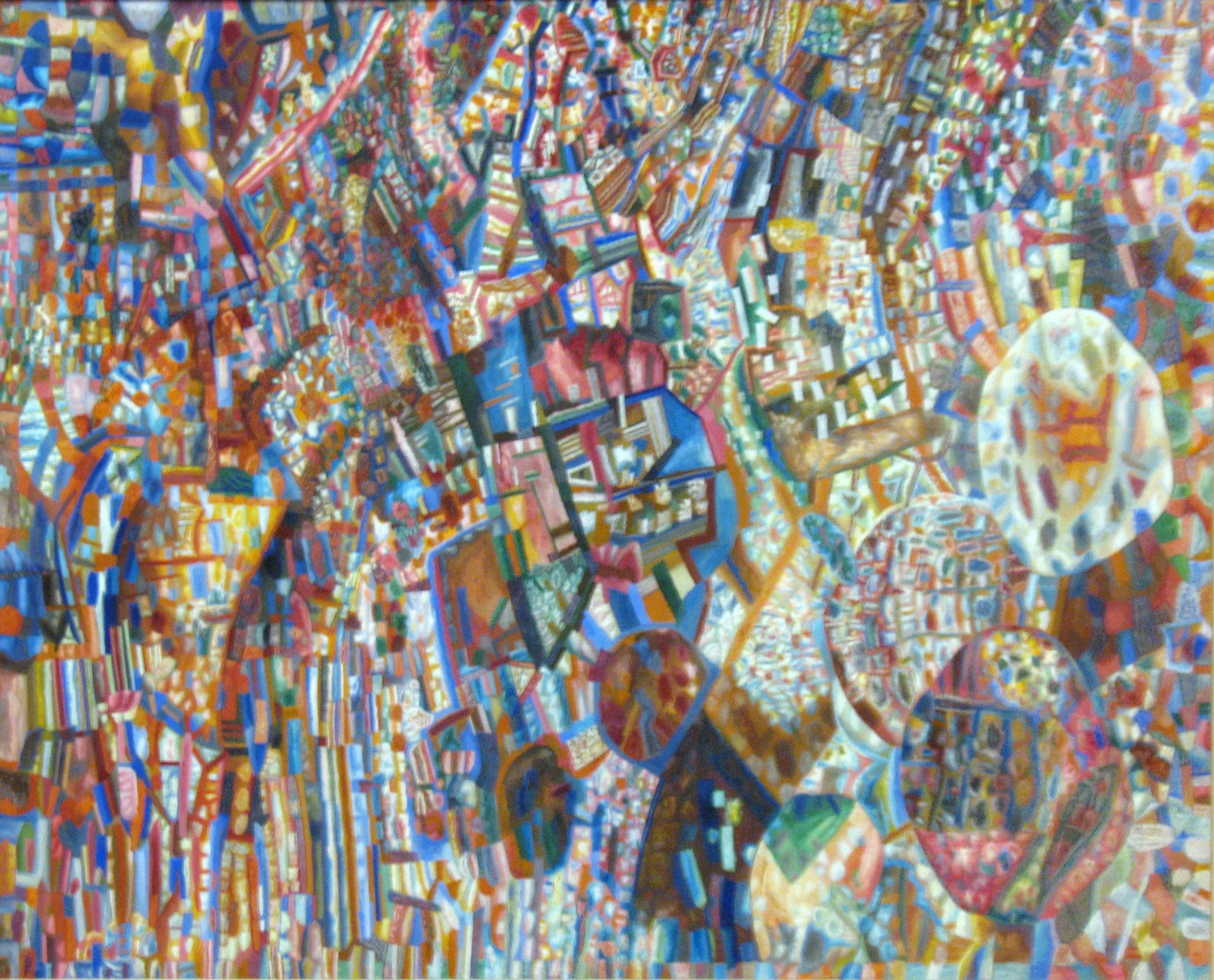 Composition avec des sphères - Pavel Filonov image 1 copie de tableau peinte à la main