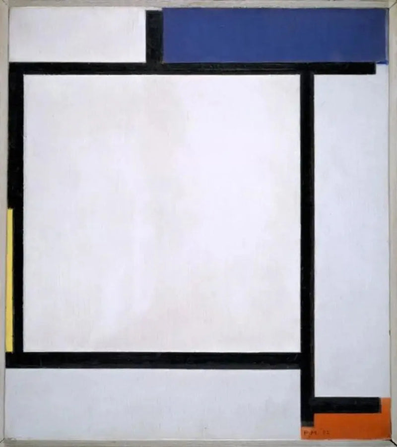 Composition avec du bleu, du noir, du jaune et du rouge - Piet Mondrian