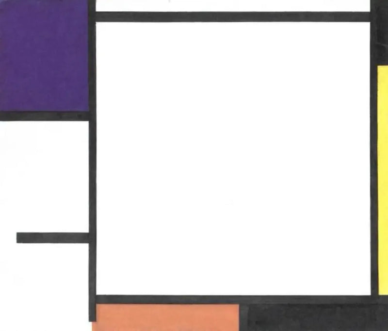 Composition avec du bleu, du noir, du jaune et du rouge - Piet Mondrian