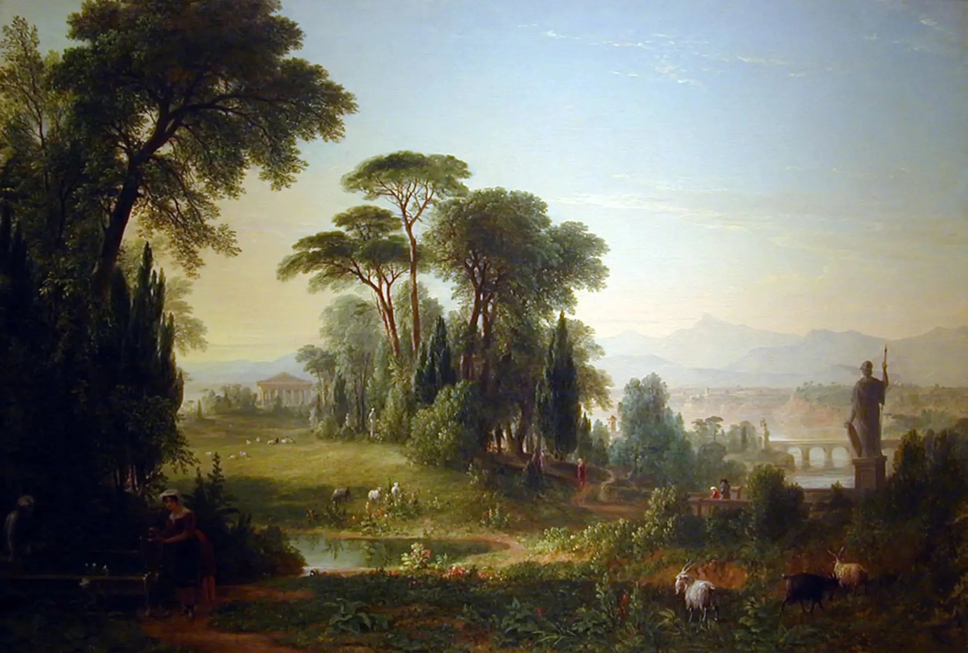 Composition classique - Asher Brown Durand image 1 reproduction artisanale de tableau
