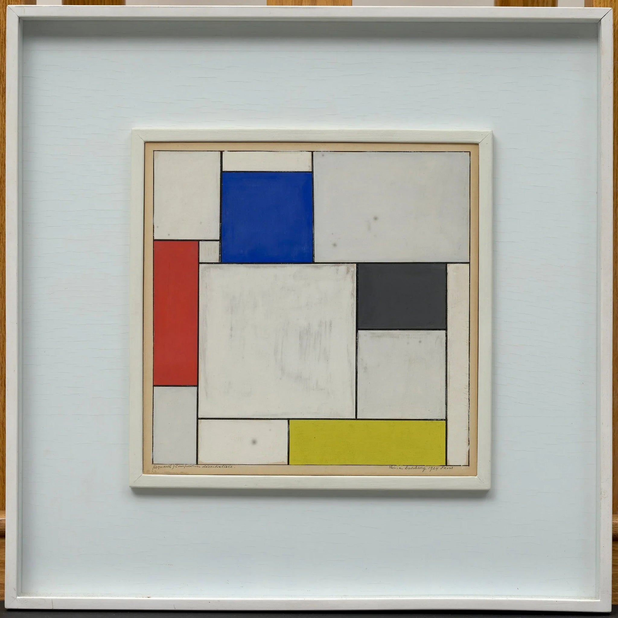 Composition décentralisée - Theo van Doesburg image 1 copie de tableau peinte à la main