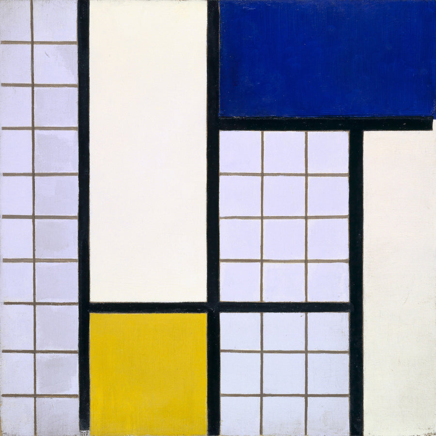 Composition en demi-valeurs - Theo van Doesburg image 1 reproduction artisanale de tableau