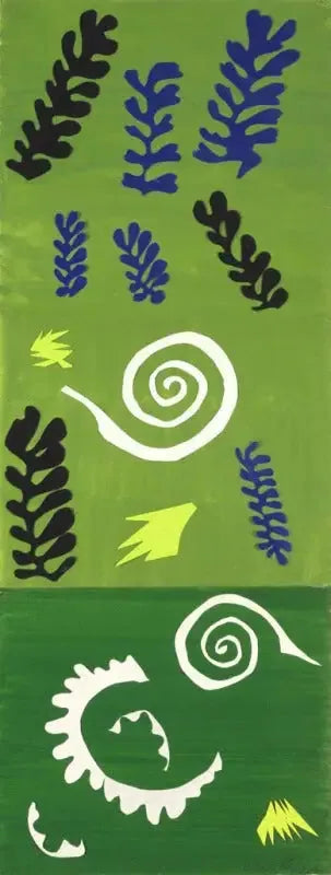 Composition fond vert - Henri Matisse image 1 reproduction réalisée par Alpha Reproduction