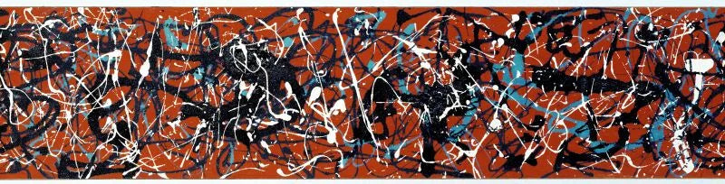 Composition horizontale - Jackson Pollock image 1 tableau peint à l’huile sur toile