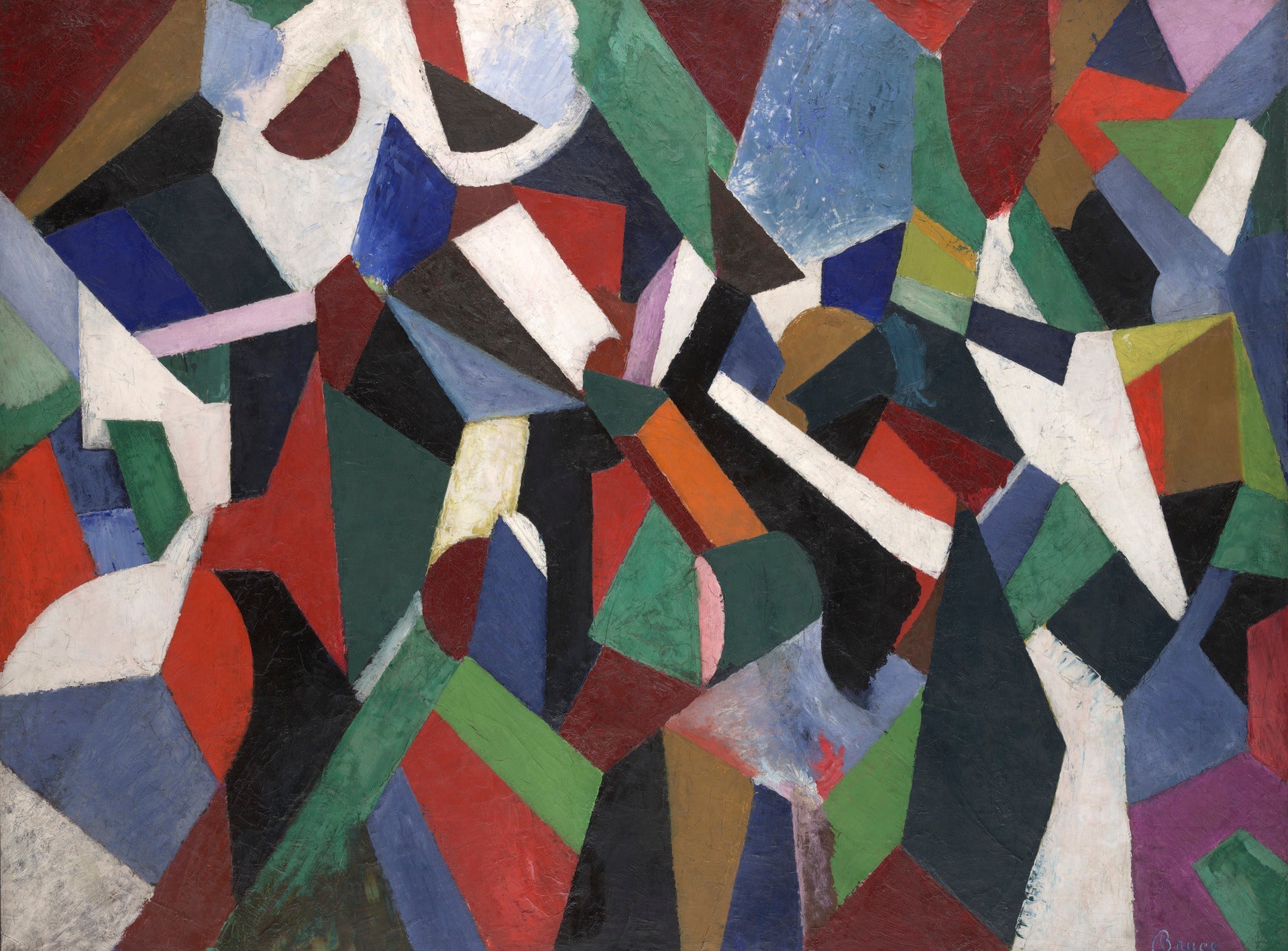 Composition II - Patrick Henry Bruce image 1 tableau peint à l’huile sur toile