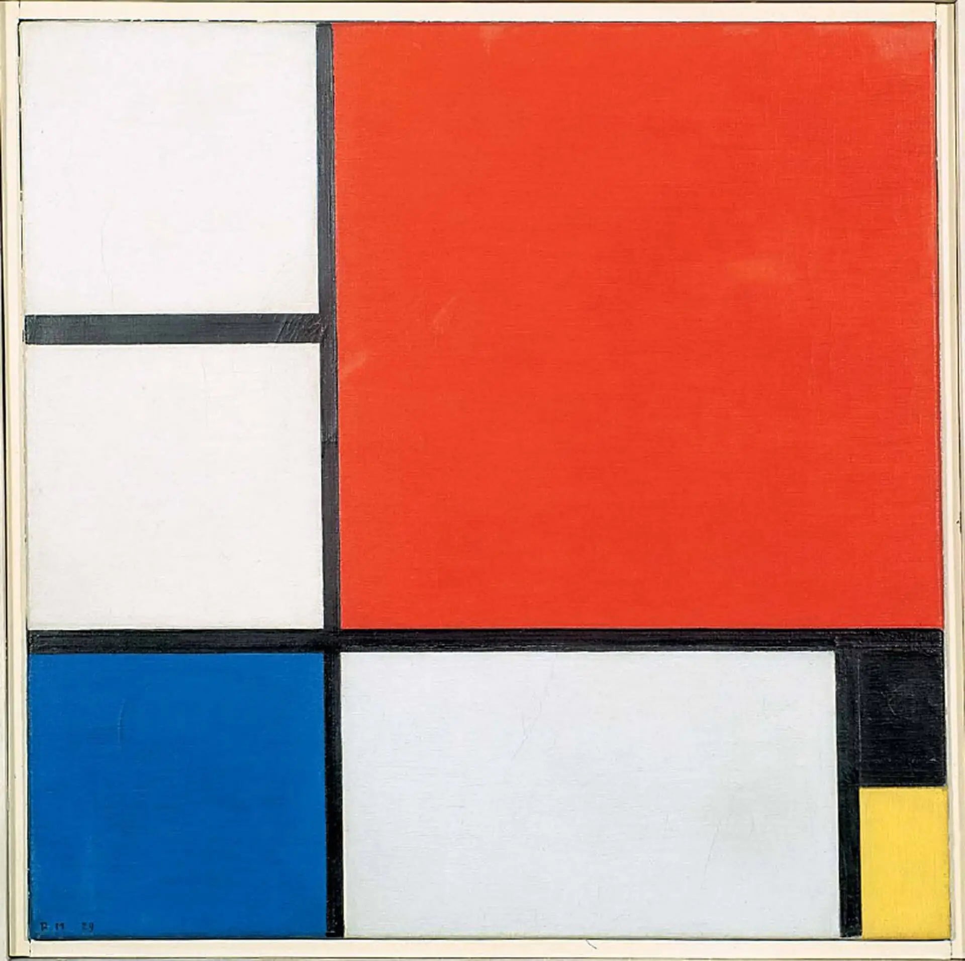 Composition II - Piet Mondrian image 1 reproduction de peinture à l’huile