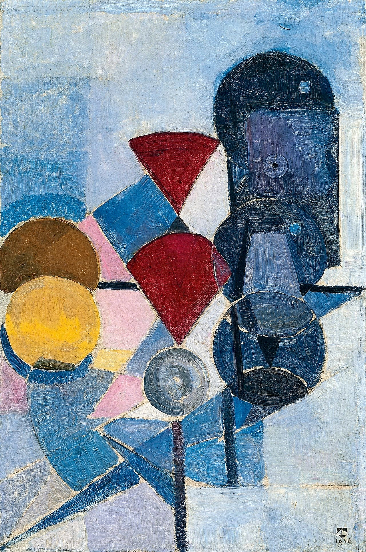 Composition II - Theo van Doesburg image 1 copie de tableau peinte à la main