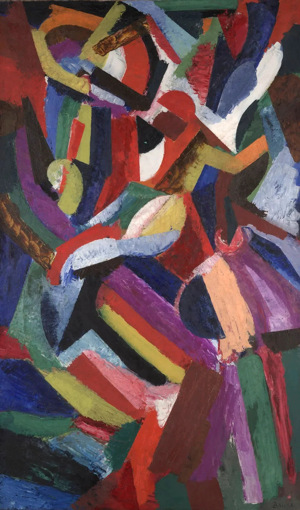 Composition III - Patrick Henry Bruce image 1 reproduction artisanale de tableau
