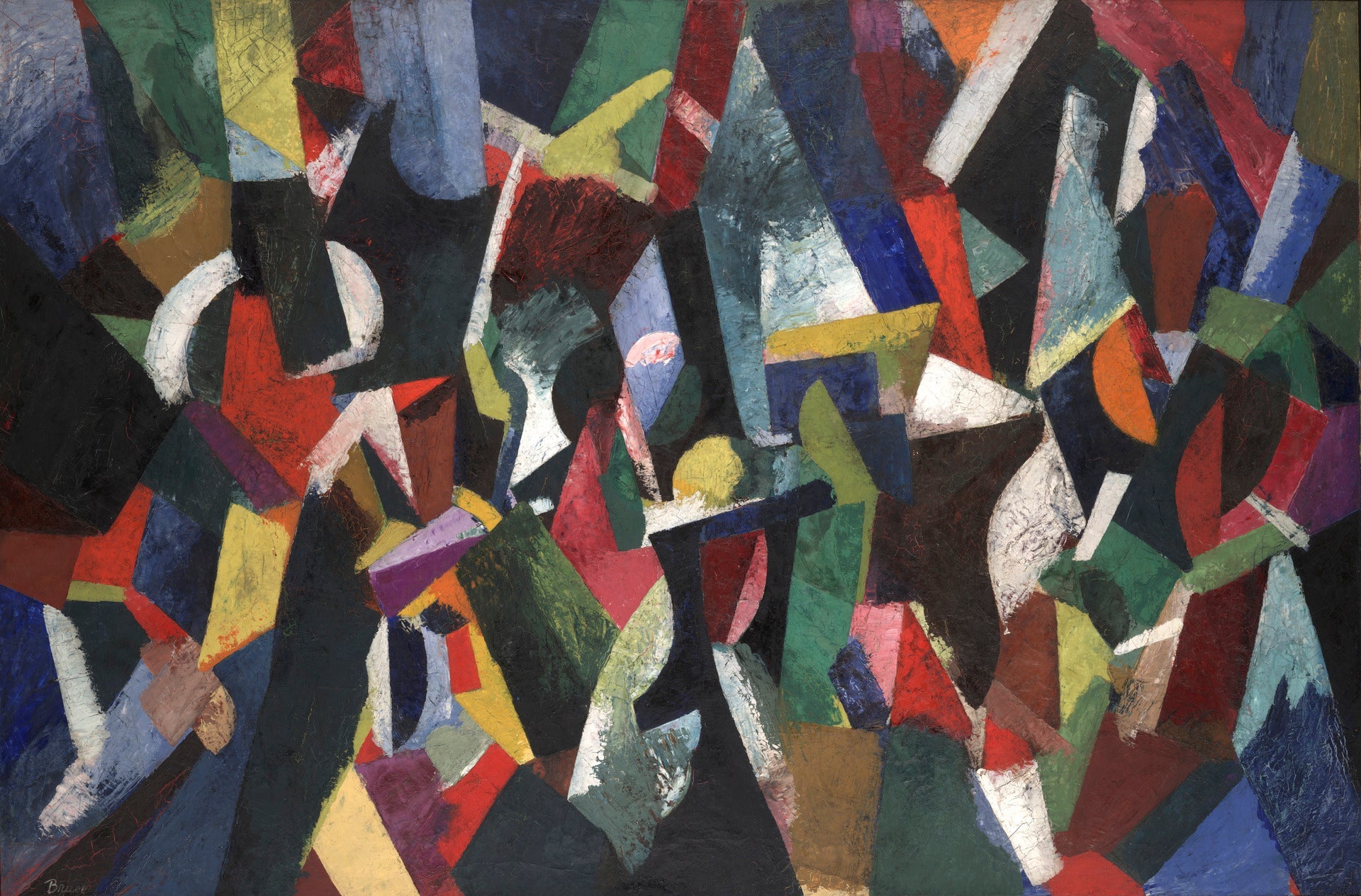 Composition IV - Patrick Henry Bruce image 1 copie peinte à la main à l’huile