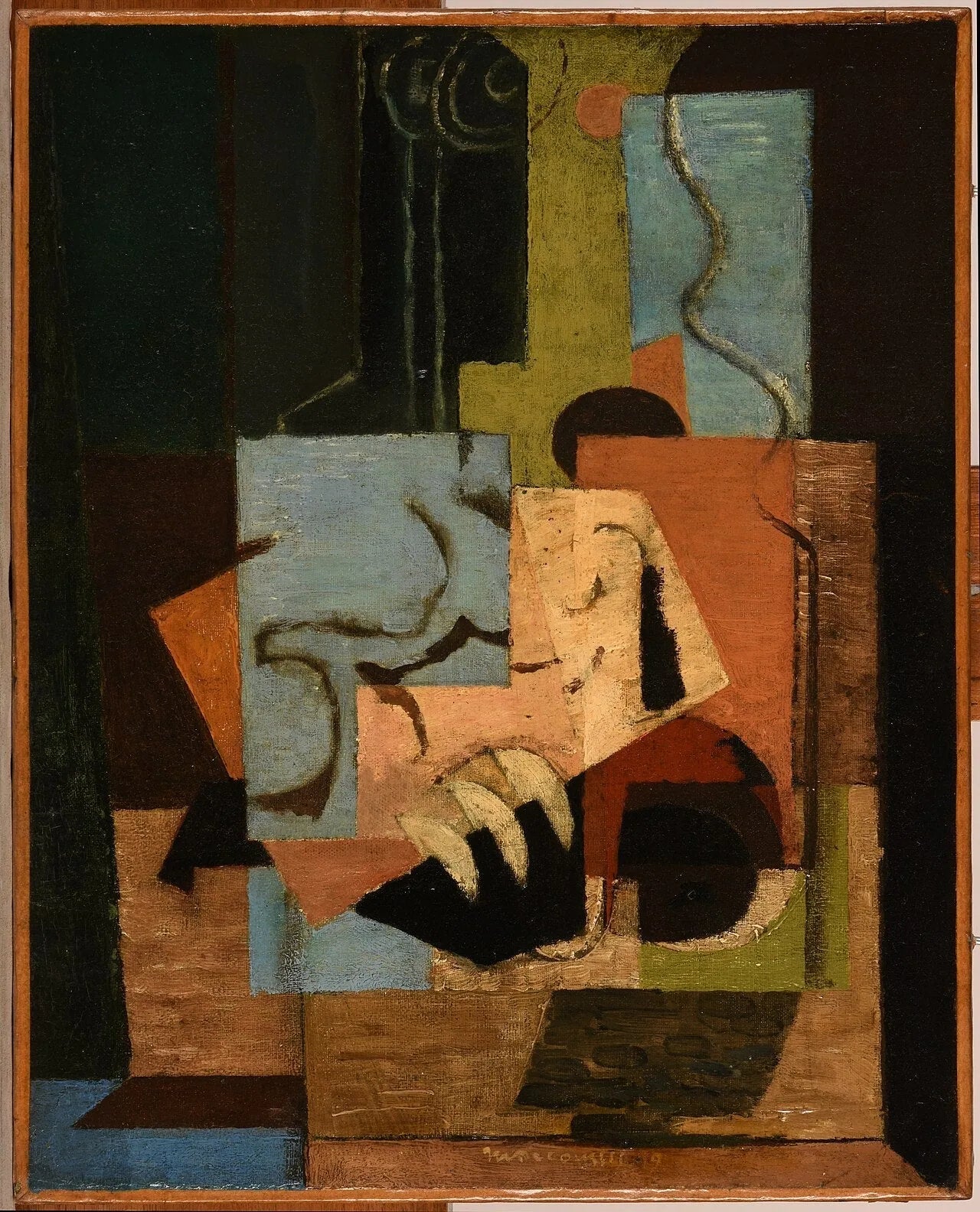 Composition - Louis Marcoussis image 1 reproduction artisanale de tableau