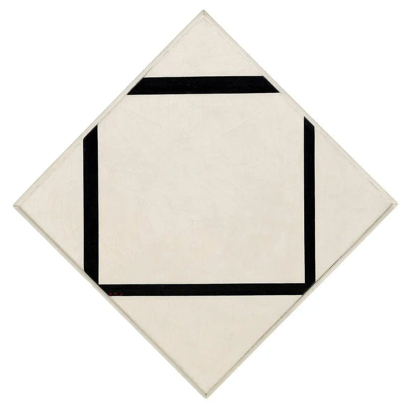 Composition n° 1 : Losange à quatre lignes - Piet Mondrian
