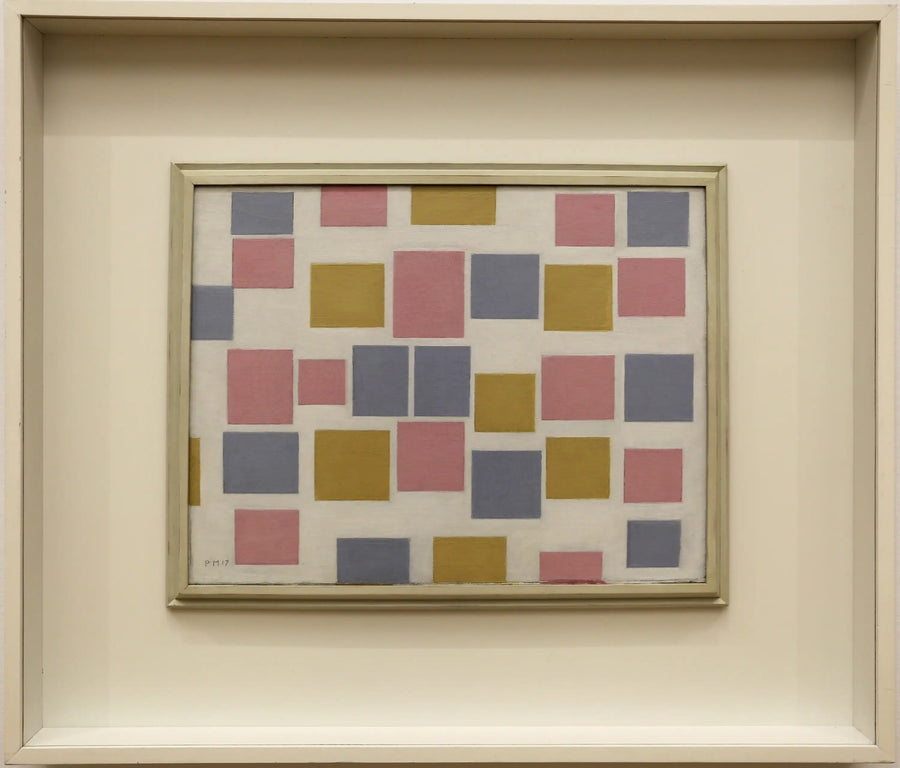 composition n° 3 avec des aplats de couleurs - Piet Mondrian