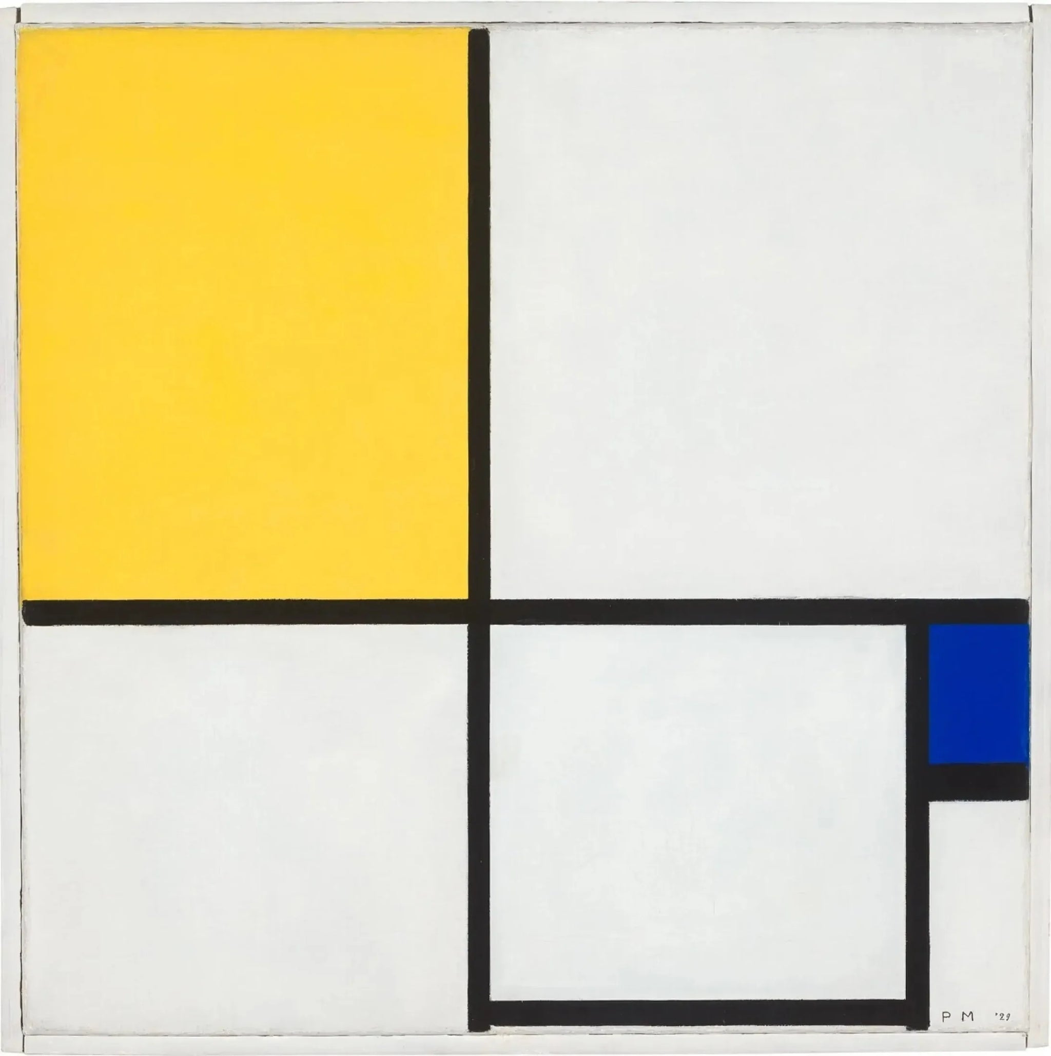 Composition n° II - Piet Mondrian image 1 reproduction de peinture à l’huile