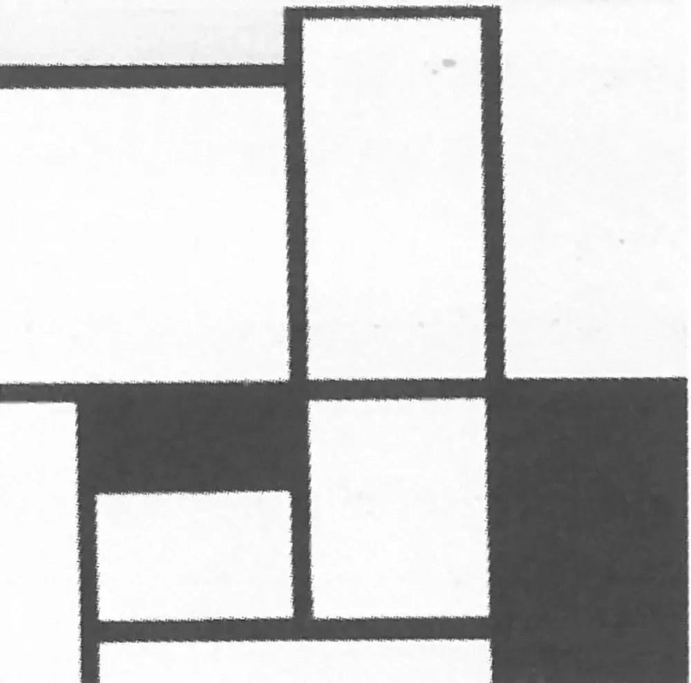 COMPOSITION N° III - Piet Mondrian image 1 reproduction réalisée par Alpha Reproduction