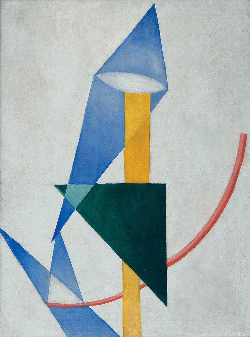 Composition non figurative. Peinture en couleur - Olga Rozanova image 1 tableau peint à l’huile sur toile
