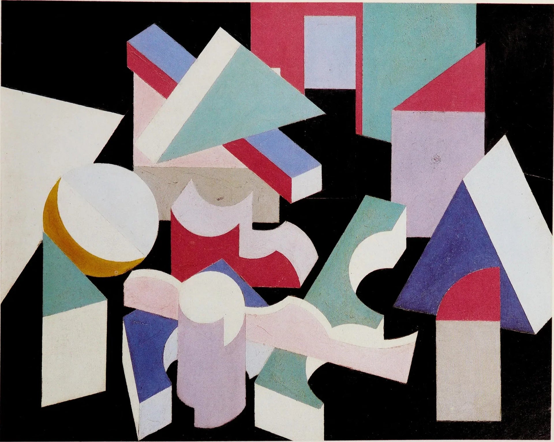 Composition - Patrick Henry Bruce image 1 reproduction de peinture à l’huile