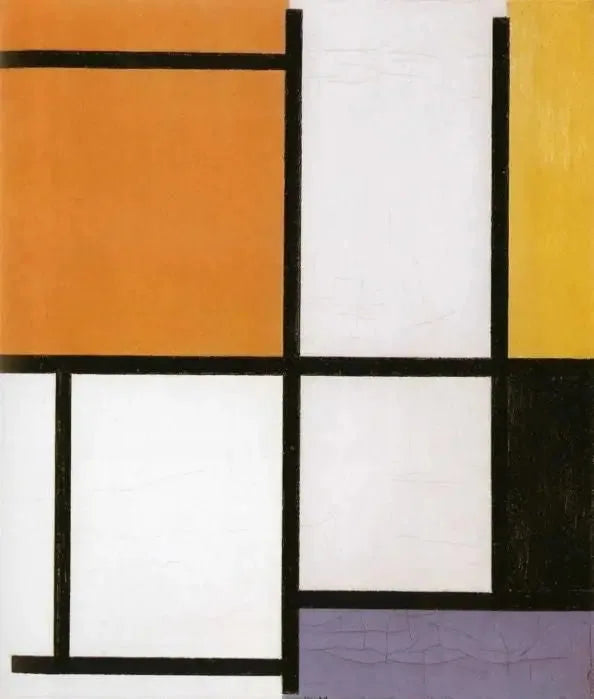 Composition - Piet Mondrian image 1 copie peinte à la main à l’huile