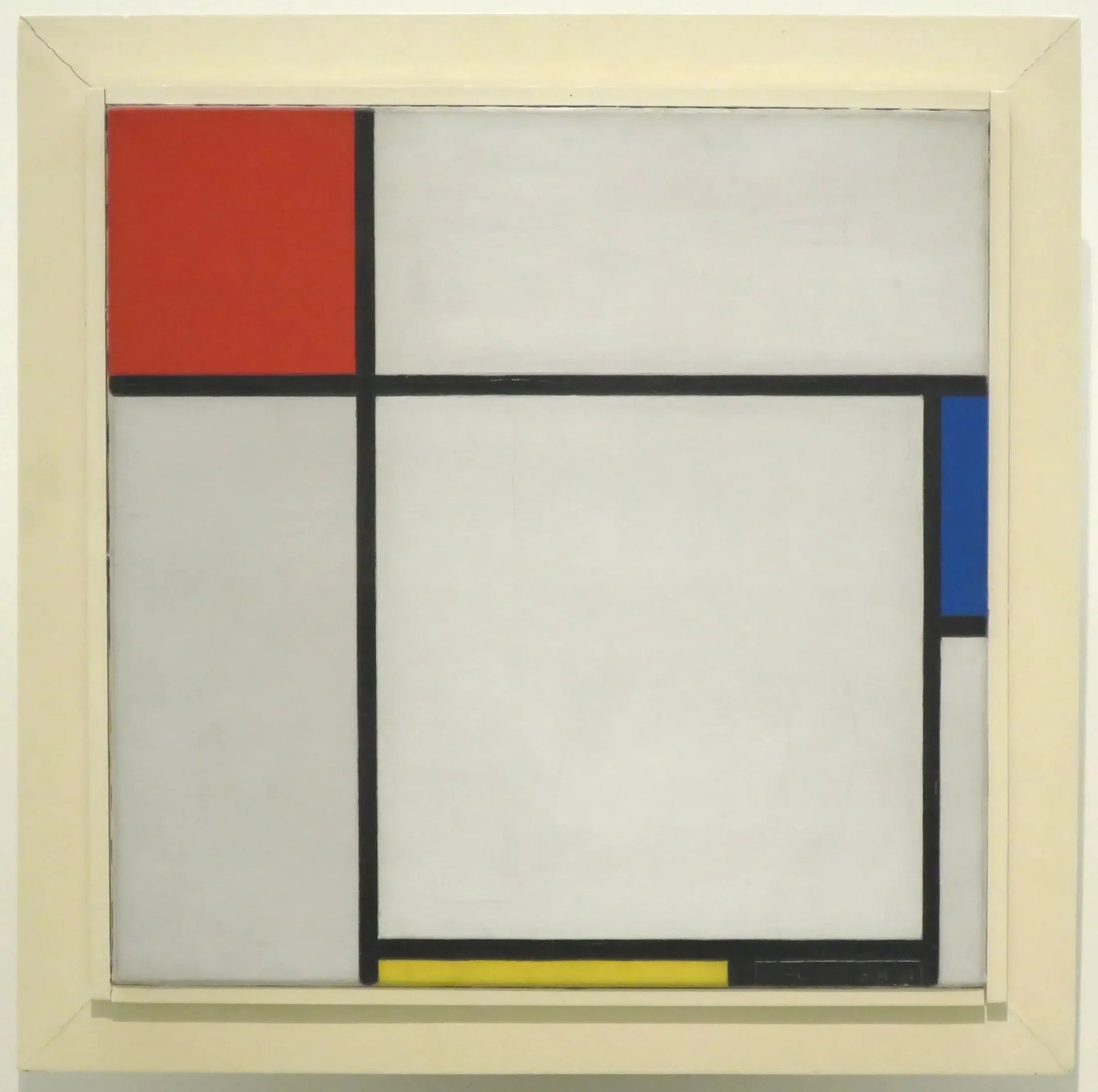 Composition - Piet Mondrian image 1 reproduction artisanale de tableau