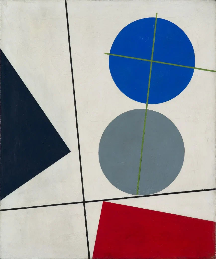 Composition - Sophie Taeuber image 1 reproduction de peinture à l’huile