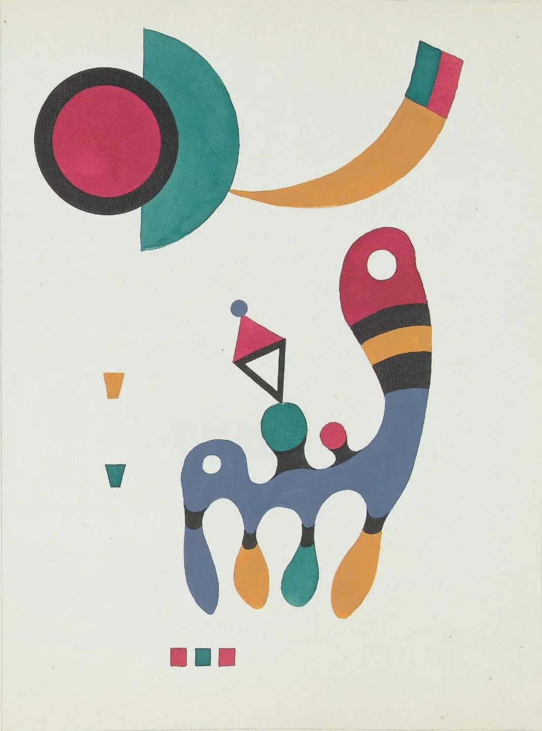 Composition - Vassily Kandinsky image 1 copie de tableau peinte à la main