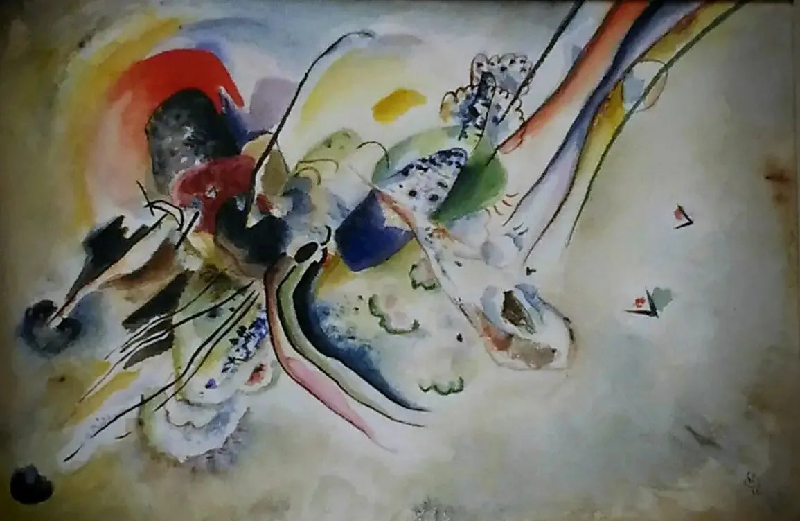 Composition - Vassily Kandinsky image 1 copie peinte à la main à l’huile