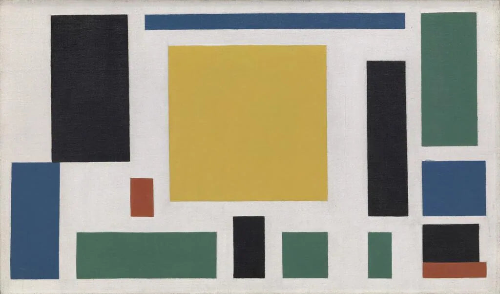 Composition VIII (La Vache) - Theo van Doesburg image 1 copie de tableau peinte à la main