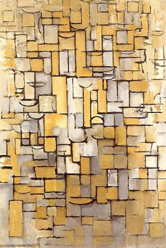 Composition XIV - Piet Mondrian image 1 tableau peint à l’huile sur toile