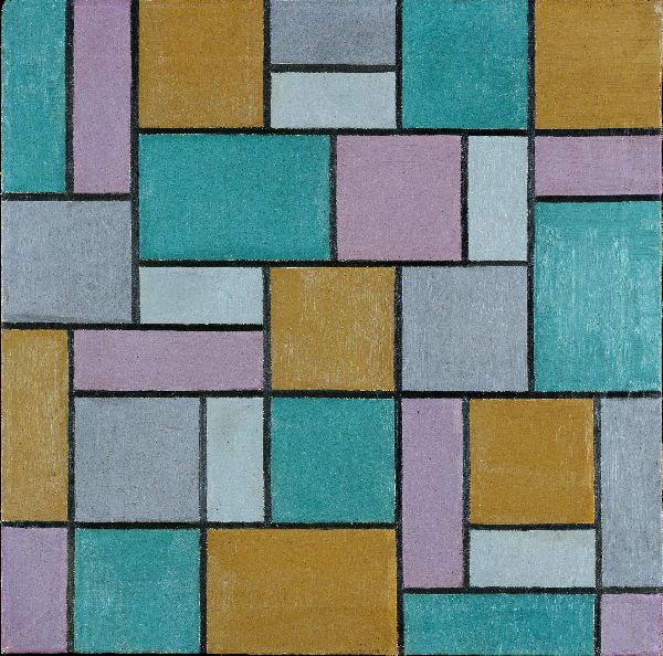 Composition XVII - Theo van Doesburg image 1 reproduction artisanale de tableau