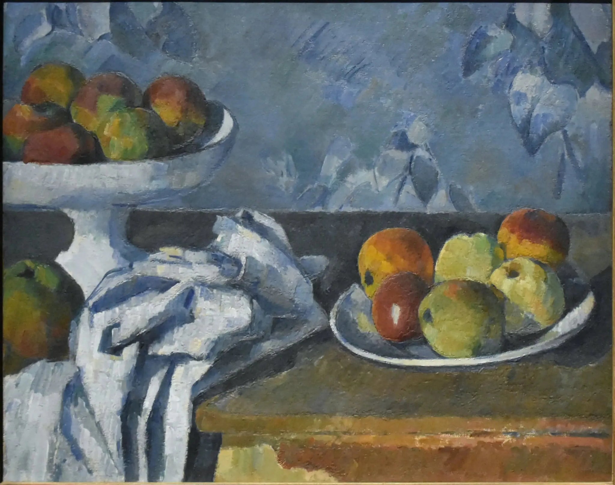 Compotier, assiette et pommes - Paul Cézanne image 1 tableau peint à l’huile sur toile