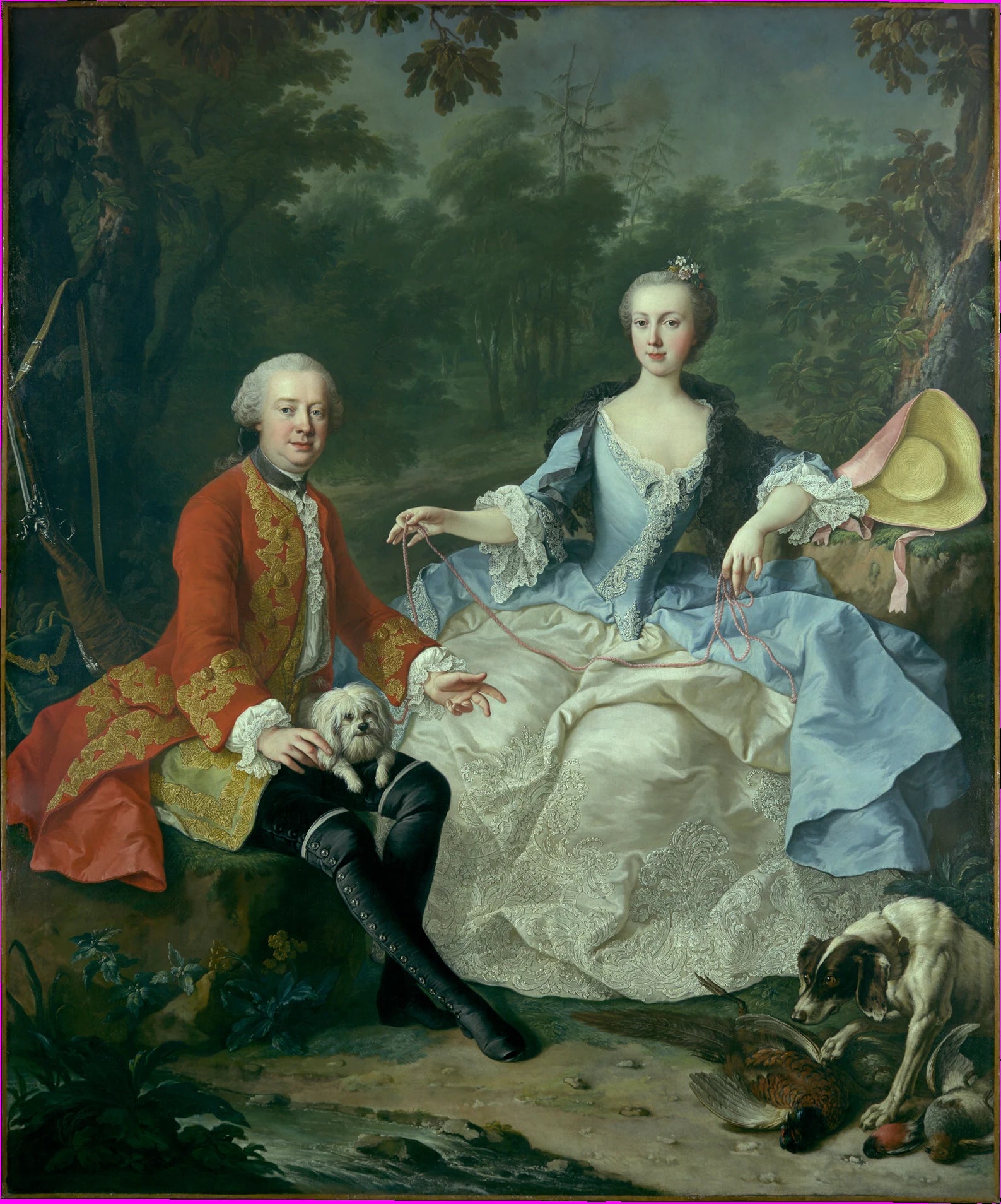 Le comte Giacomo Durazzo (1717–1794) et Ernestine Aloisia Ungnad von Weissenwolff (1732–1794) - Martin van Meytens the Younger