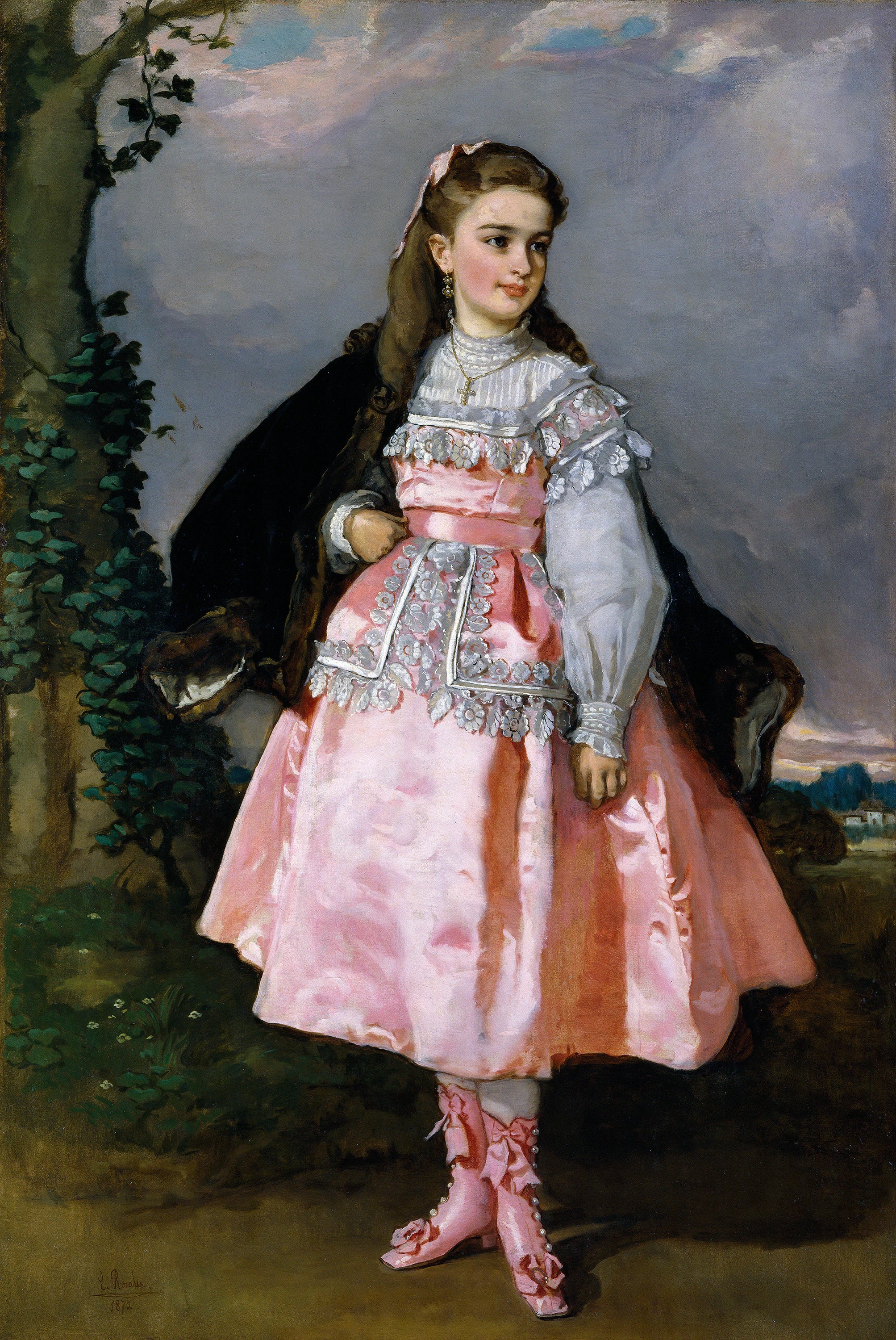 Concepción Serrano, plus tard comtesse de Santovenia - Eduardo Rosales