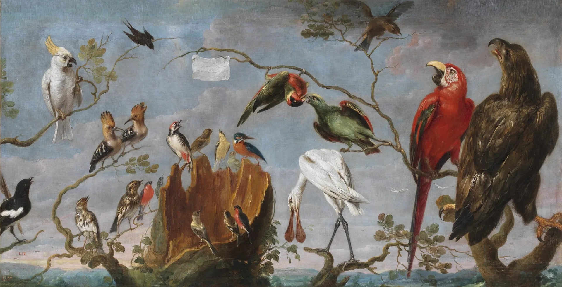 Concert d'Oiseaux - Frans Snyders image 1 reproduction d’œuvre d’art à l’huile