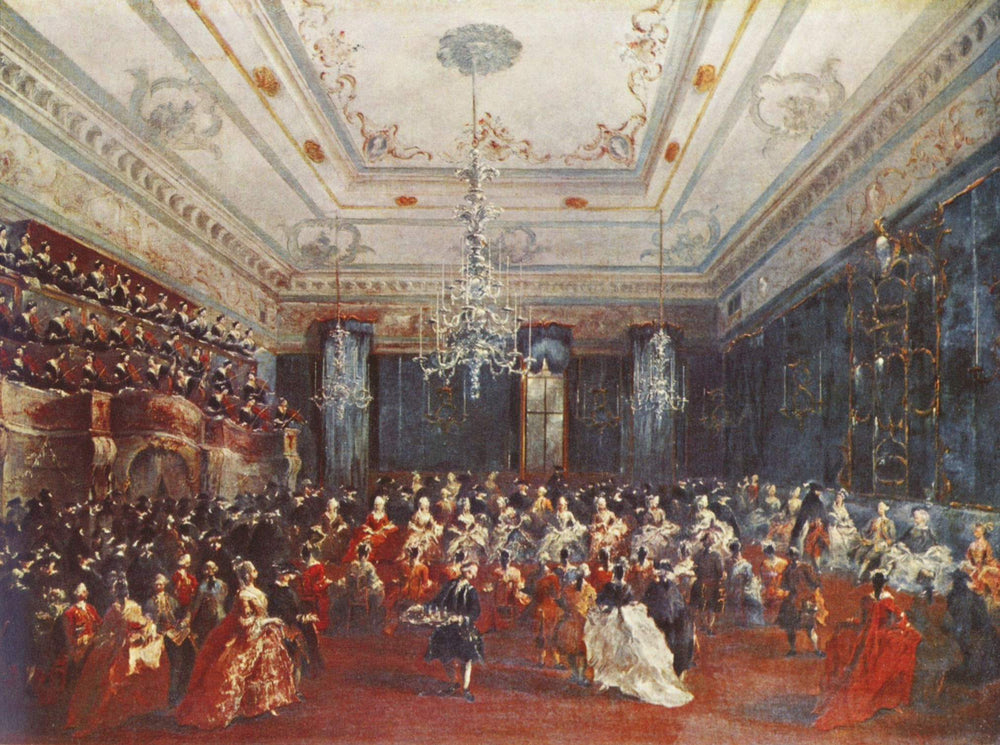 Concert de gala à Venise - Francesco Guardi image 1 copie peinte à la main à l’huile