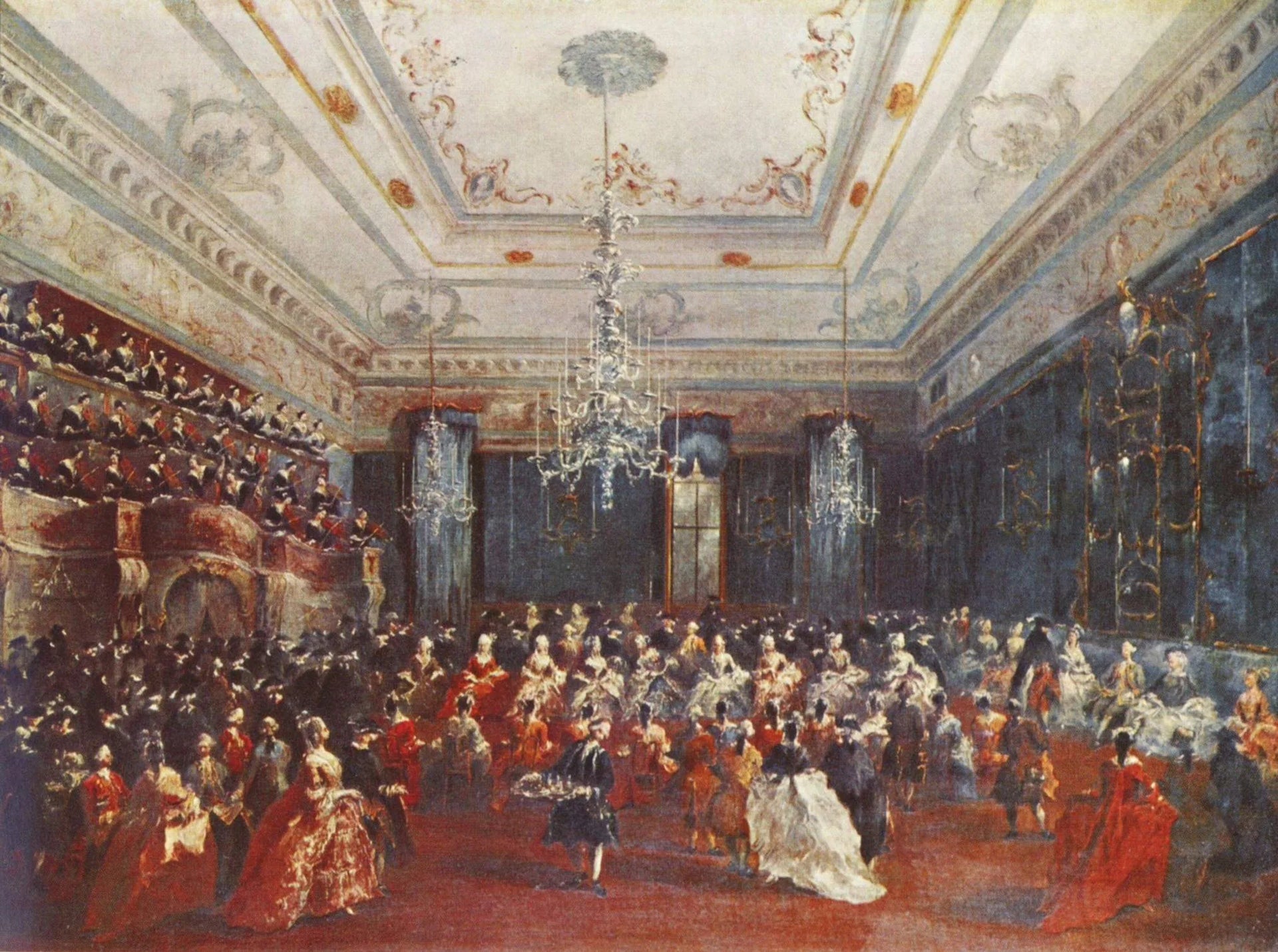 Concert de gala à Venise - Francesco Guardi image 1 copie peinte à la main à l’huile