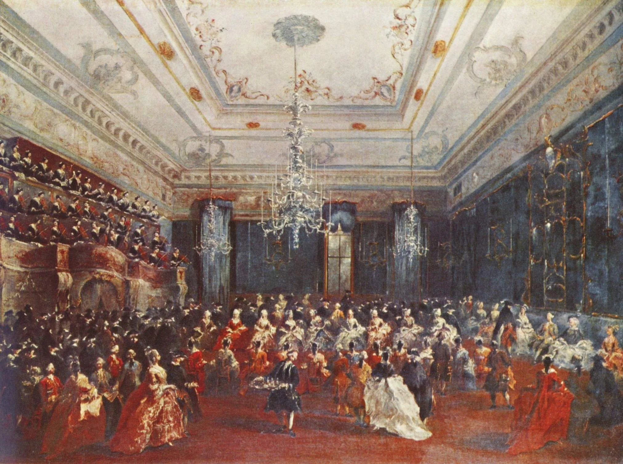 Concert de gala à Venise - Francesco Guardi image 1 copie peinte à la main à l’huile