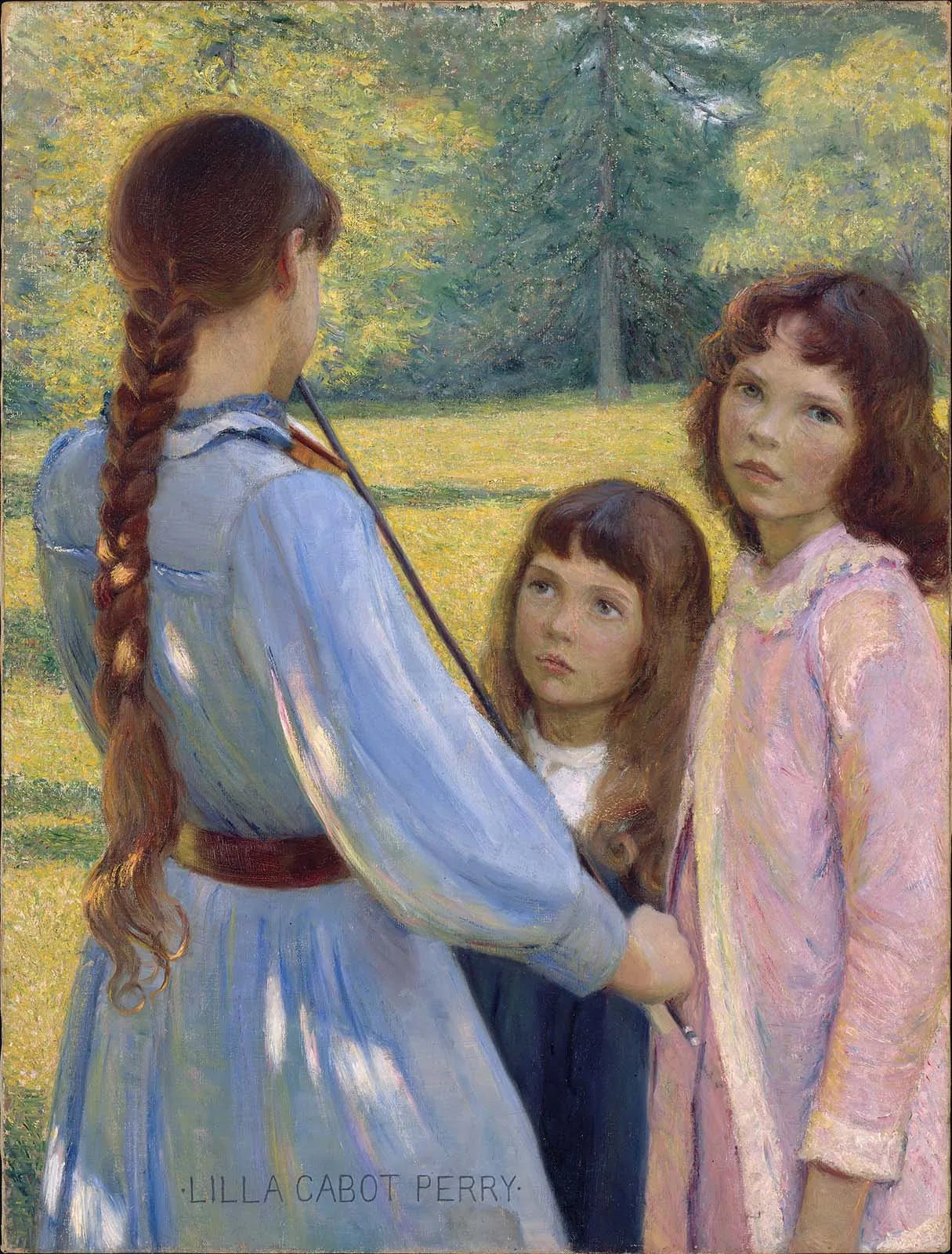 Concert en plein air - Lilla Cabot Perry image 1 reproduction de peinture à l’huile