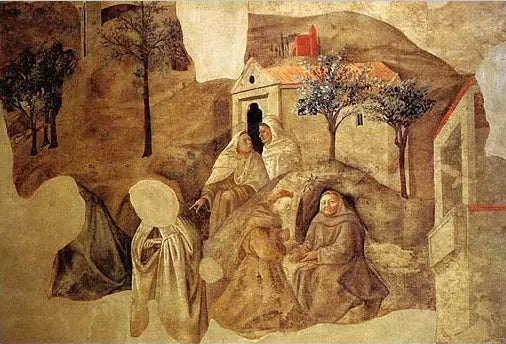 Conferimento della regola del Carmelo - Fra Filippo Lippi image 1 reproduction d’œuvre d’art à l’huile
