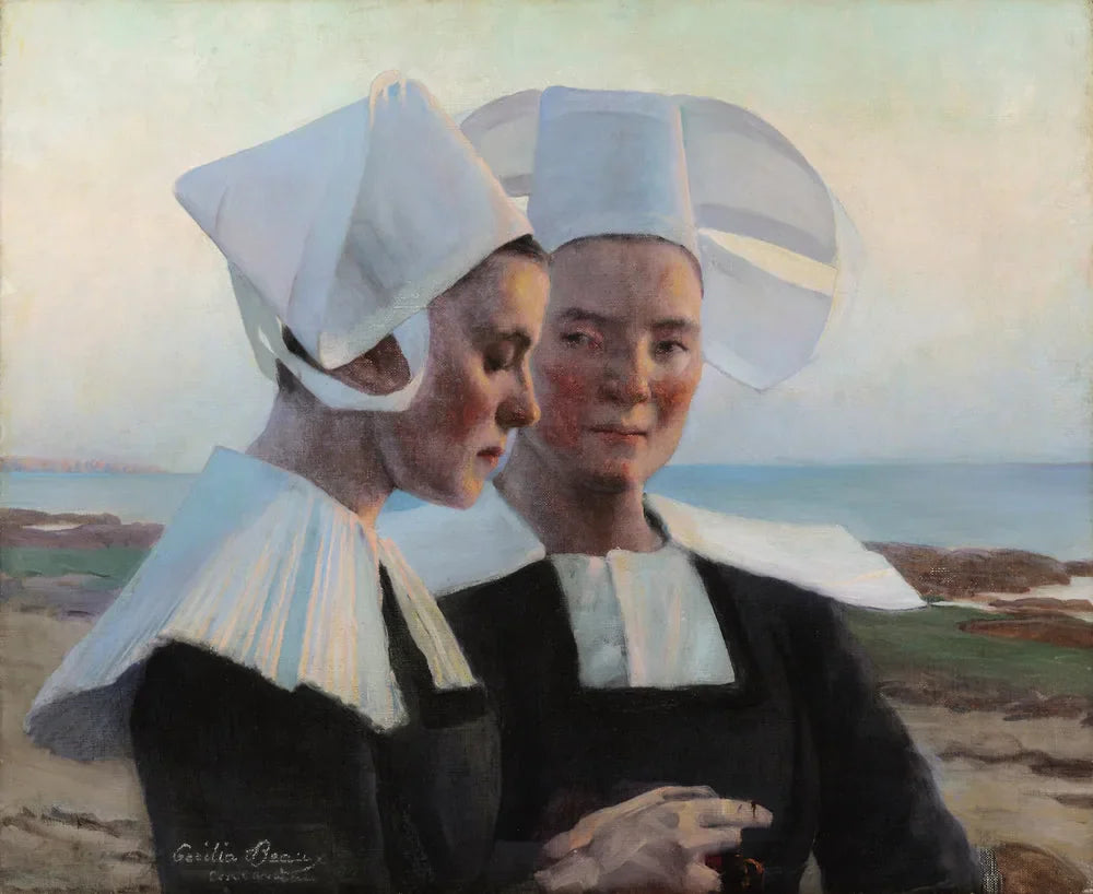 Confidences du crépuscule - Cecilia Beaux image 1 reproduction de peinture à l’huile
